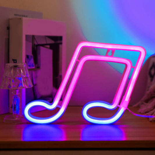 LED Neon music Note sign