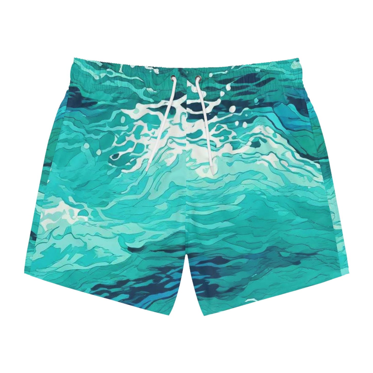 Oceanwave 1 Swim Trunks (AOP) - S-Mart Shop Smart Treasures