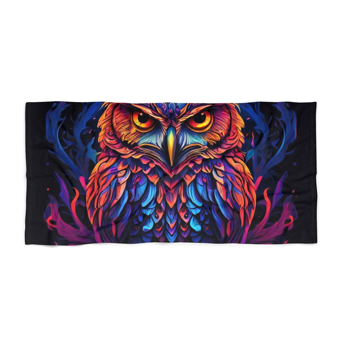 Owl 1 Beach Towel - S-Mart Shop Smart Treasures