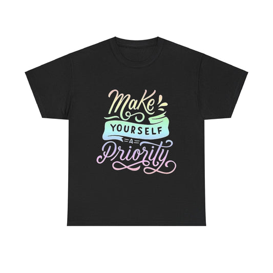 Priority Unisex Heavy Cotton Tee - S-Mart Shop Smart Treasures
