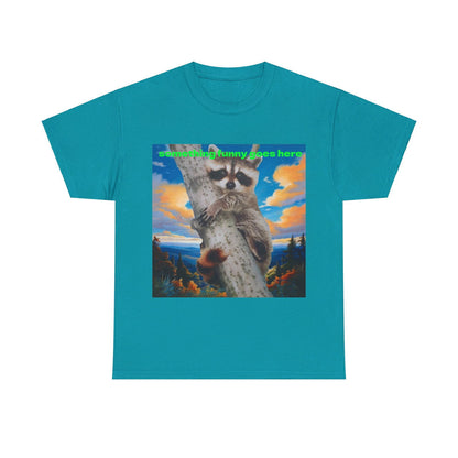 Raccoon Unisex Heavy Cotton Tee - S-Mart Shop Smart Treasures