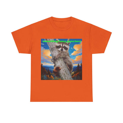 Raccoon Unisex Heavy Cotton Tee - S-Mart Shop Smart Treasures
