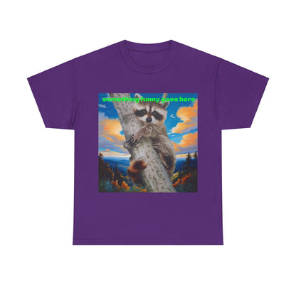 Raccoon Unisex Heavy Cotton Tee - S-Mart Shop Smart Treasures