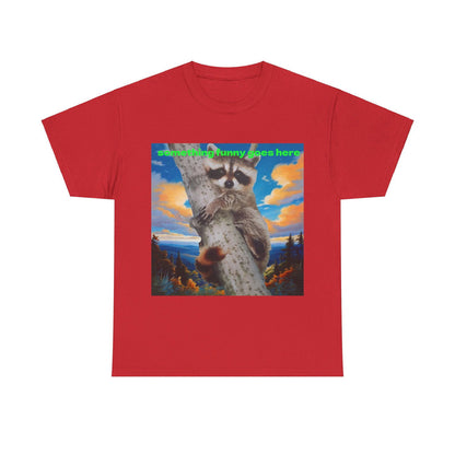 Raccoon Unisex Heavy Cotton Tee - S-Mart Shop Smart Treasures