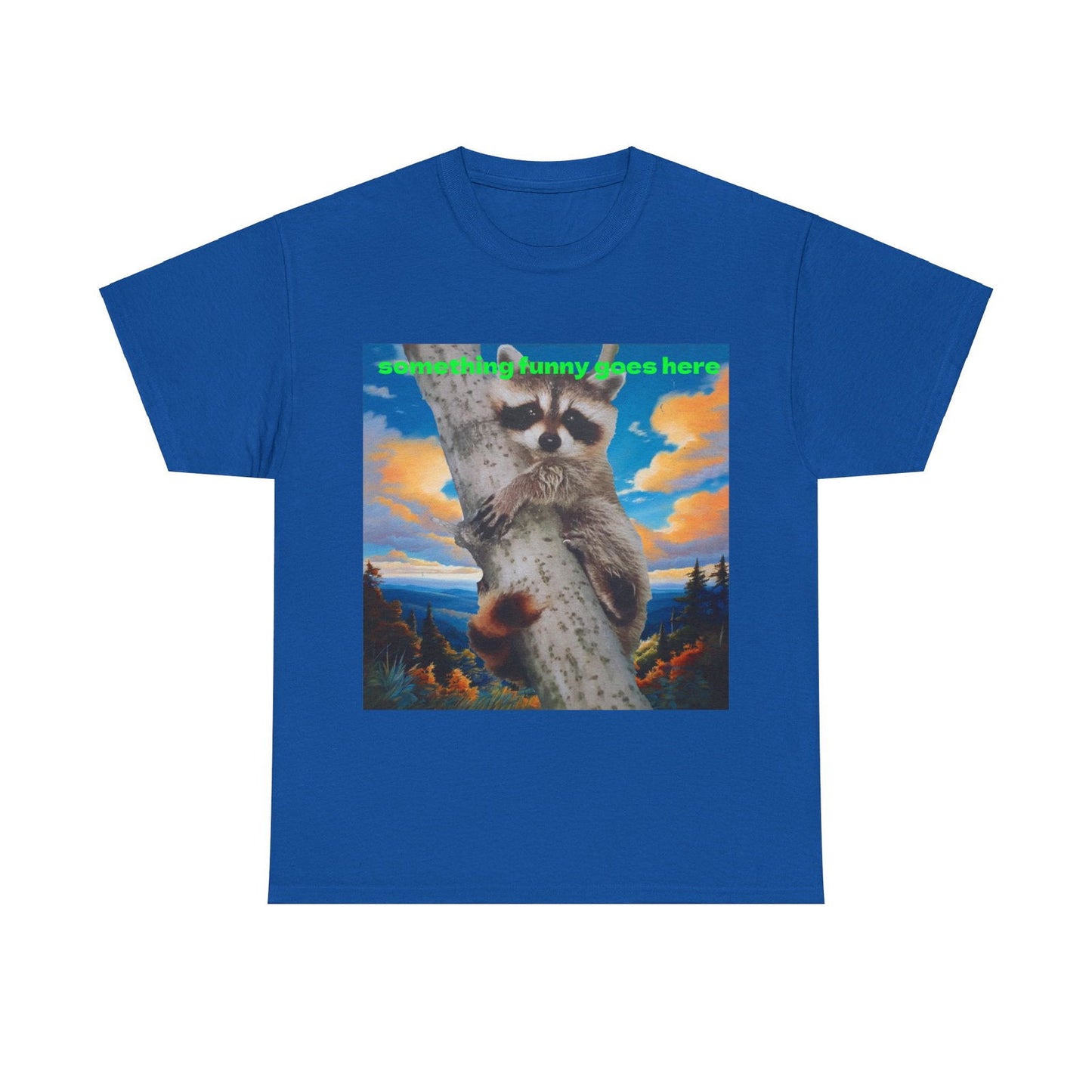 Raccoon Unisex Heavy Cotton Tee - S-Mart Shop Smart Treasures