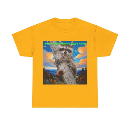 Raccoon Unisex Heavy Cotton Tee - S-Mart Shop Smart Treasures