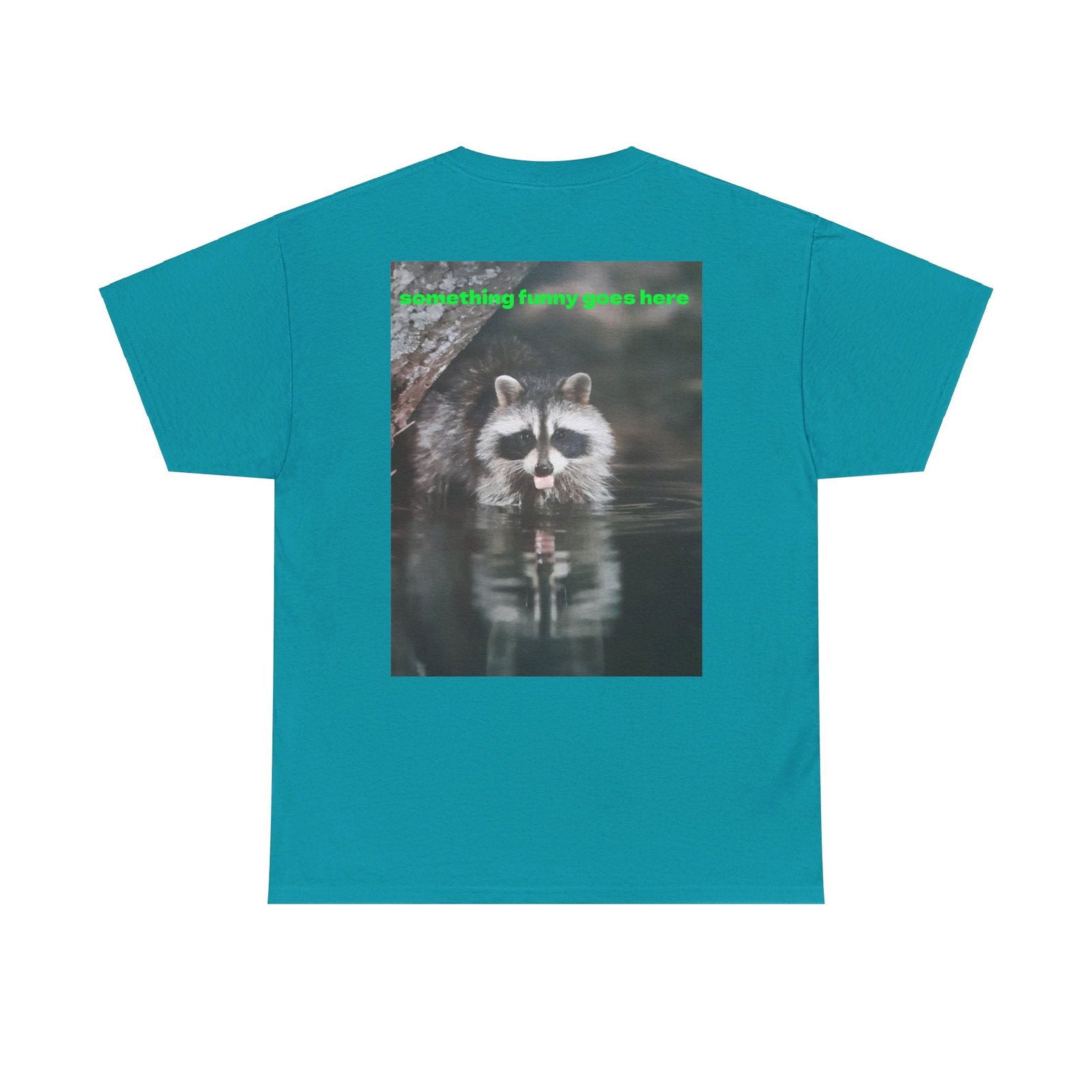 Raccoon Unisex Heavy Cotton Tee - S-Mart Shop Smart Treasures