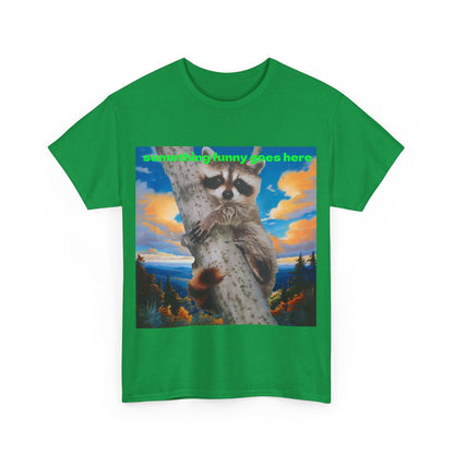 Raccoon Unisex Heavy Cotton Tee - S-Mart Shop Smart Treasures