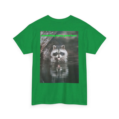Raccoon Unisex Heavy Cotton Tee - S-Mart Shop Smart Treasures