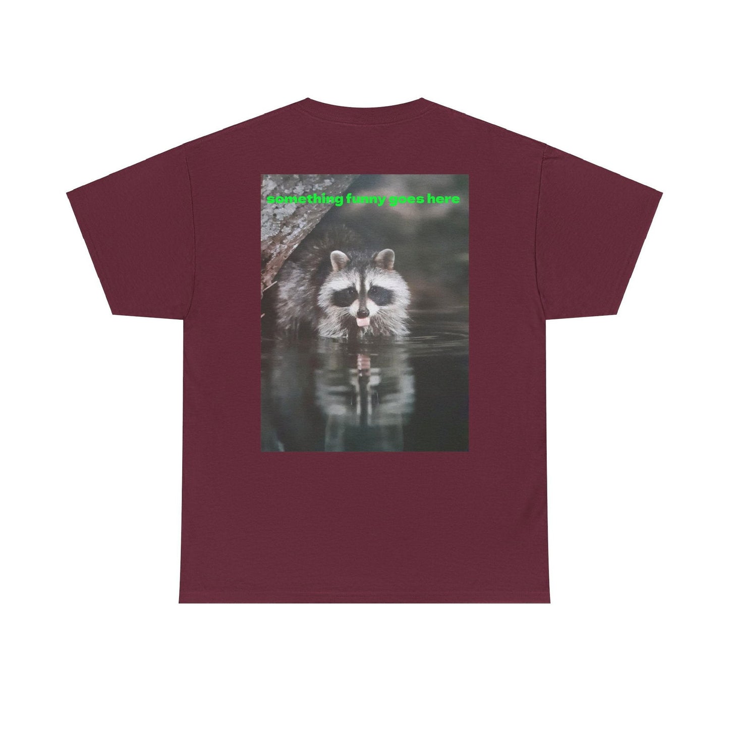 Raccoon Unisex Heavy Cotton Tee - S-Mart Shop Smart Treasures