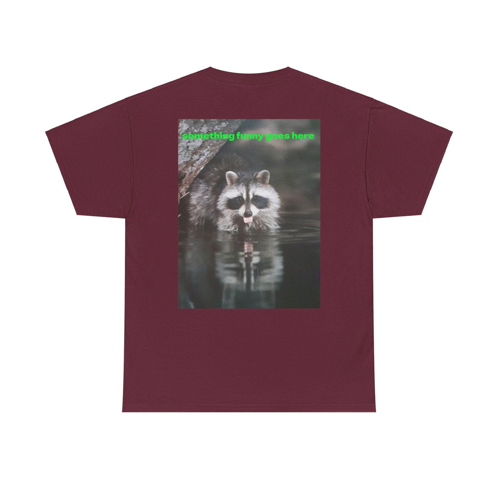 Raccoon Unisex Heavy Cotton Tee - S-Mart Shop Smart Treasures