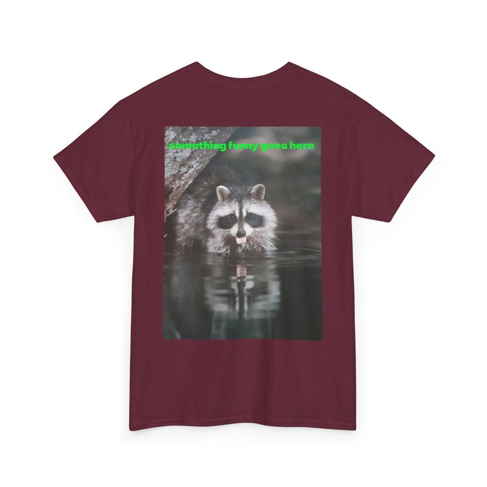 Raccoon Unisex Heavy Cotton Tee - S-Mart Shop Smart Treasures