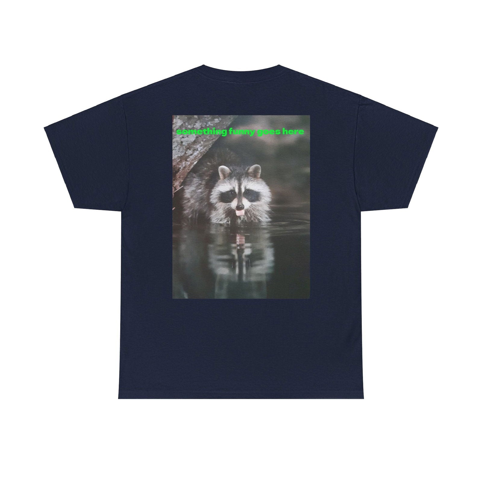 Raccoon Unisex Heavy Cotton Tee - S-Mart Shop Smart Treasures