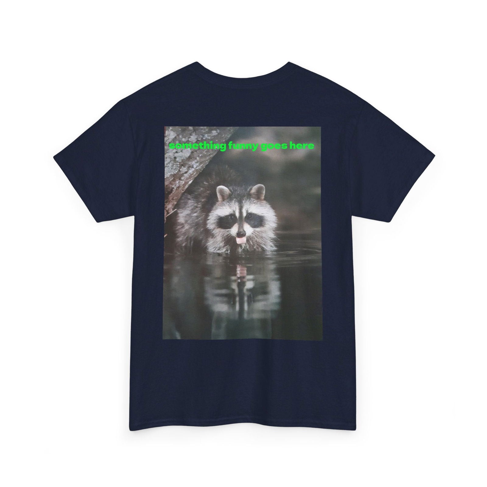 Raccoon Unisex Heavy Cotton Tee - S-Mart Shop Smart Treasures