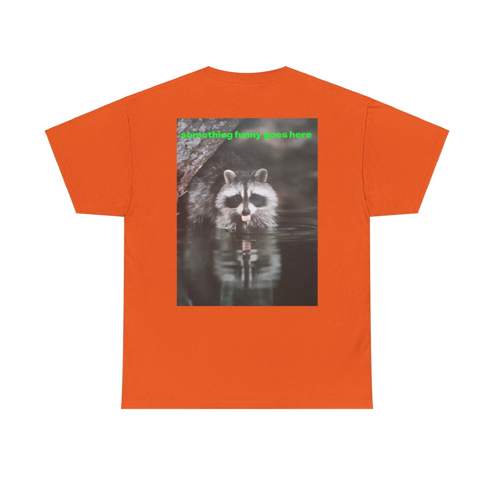 Raccoon Unisex Heavy Cotton Tee - S-Mart Shop Smart Treasures