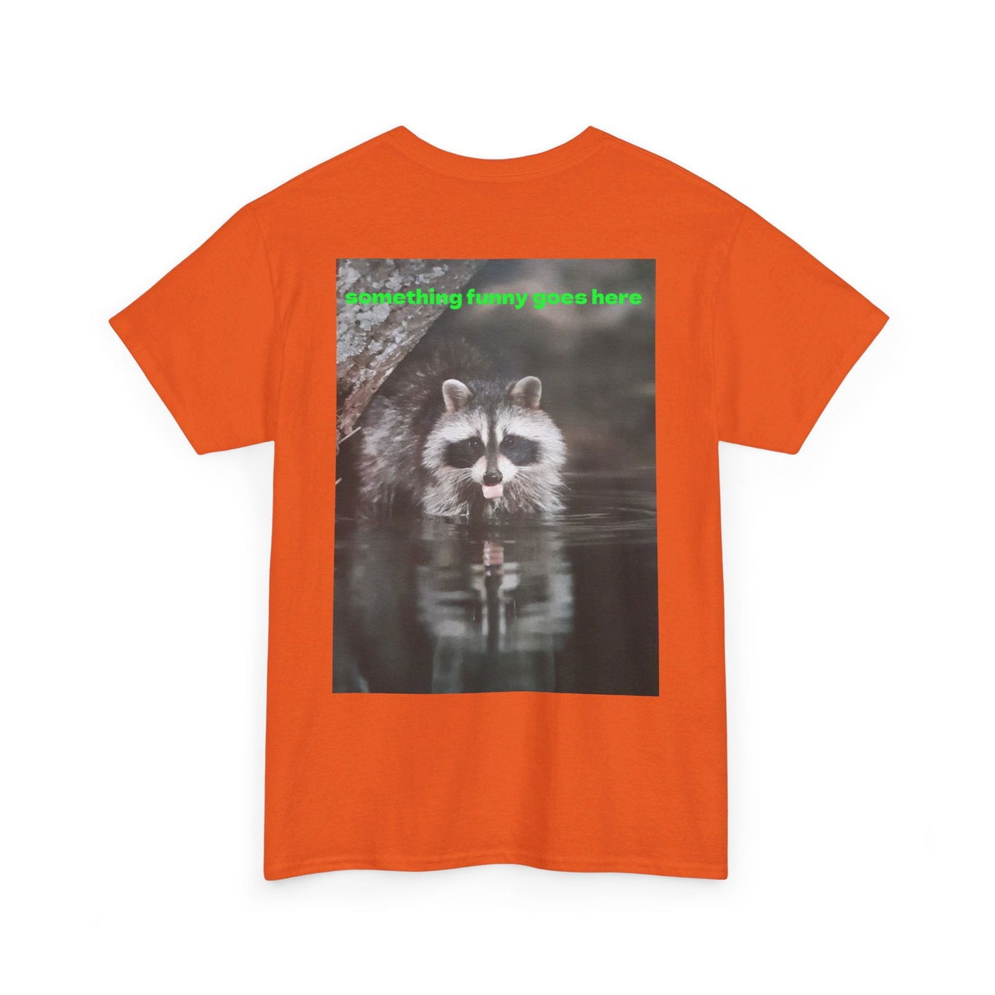 Raccoon Unisex Heavy Cotton Tee - S-Mart Shop Smart Treasures