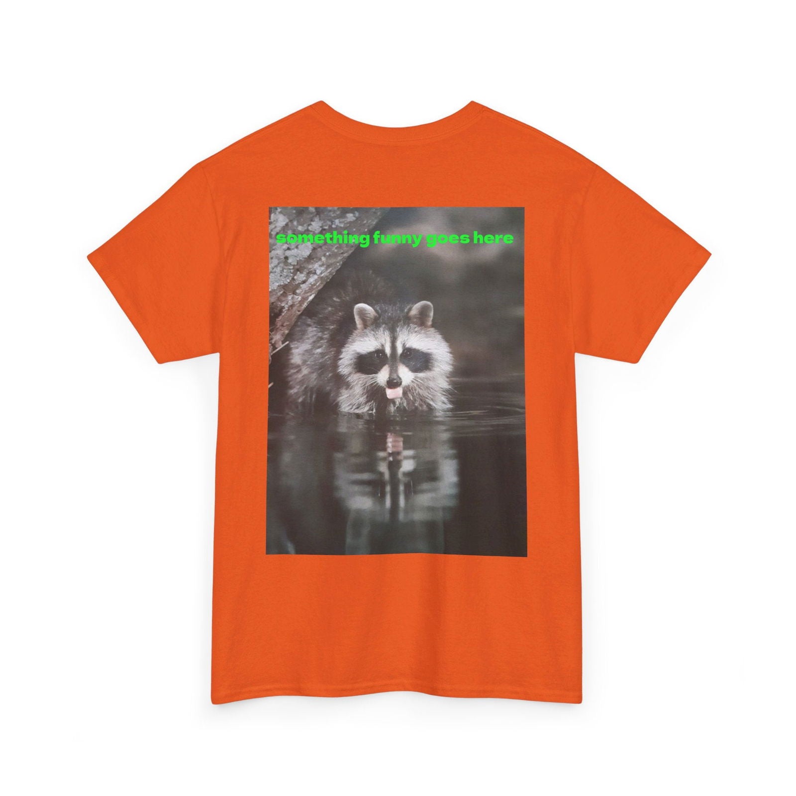 Raccoon Unisex Heavy Cotton Tee - S-Mart Shop Smart Treasures