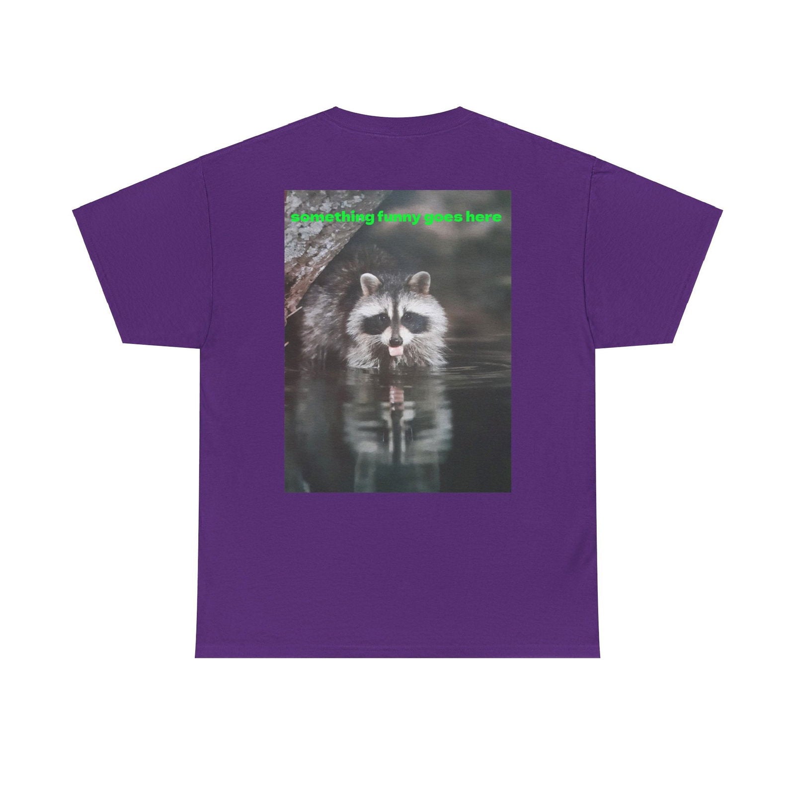 Raccoon Unisex Heavy Cotton Tee - S-Mart Shop Smart Treasures