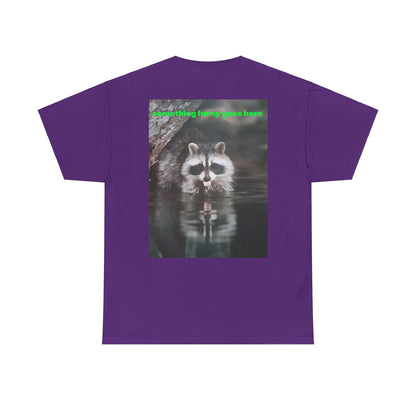 Raccoon Unisex Heavy Cotton Tee - S-Mart Shop Smart Treasures
