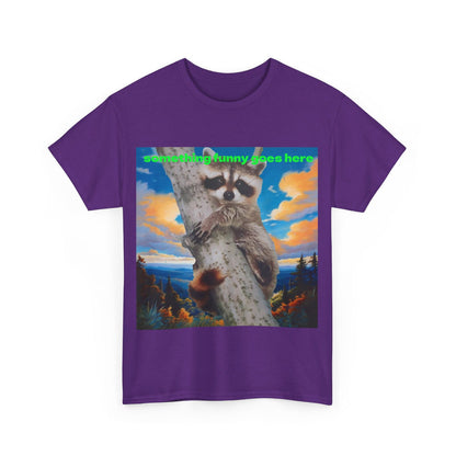 Raccoon Unisex Heavy Cotton Tee - S-Mart Shop Smart Treasures