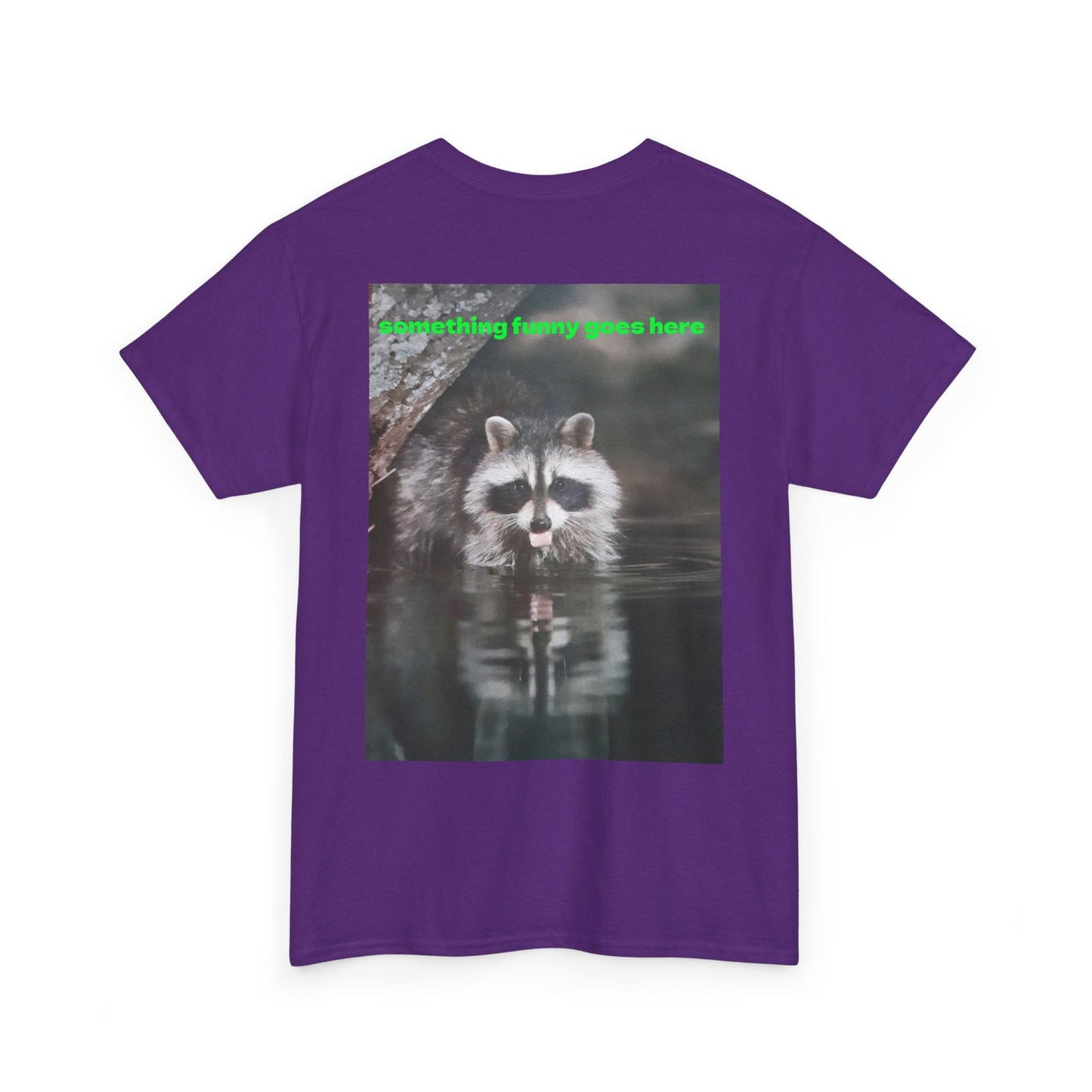 Raccoon Unisex Heavy Cotton Tee - S-Mart Shop Smart Treasures