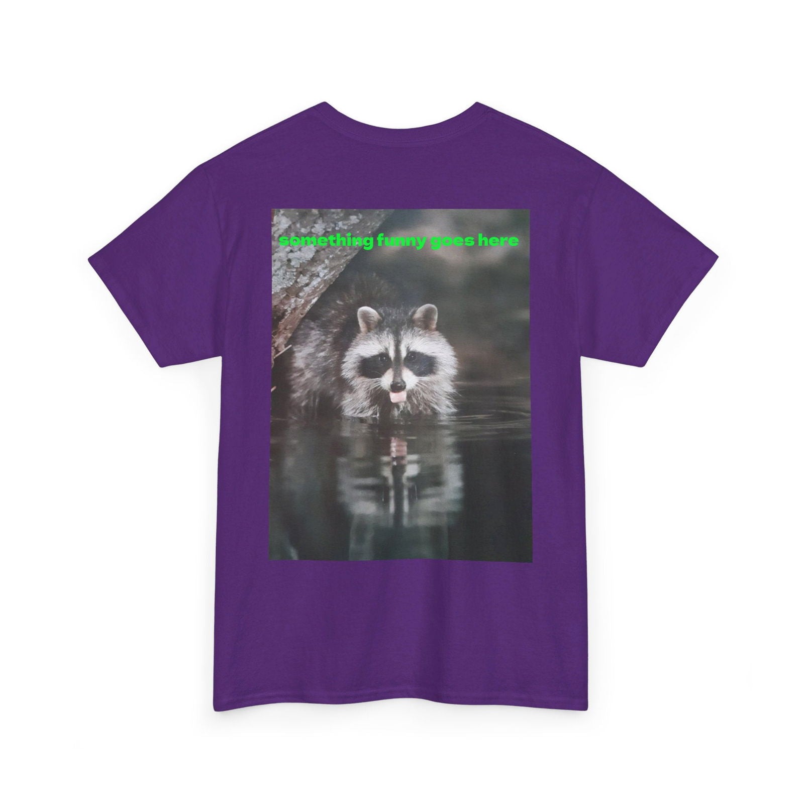 Raccoon Unisex Heavy Cotton Tee - S-Mart Shop Smart Treasures