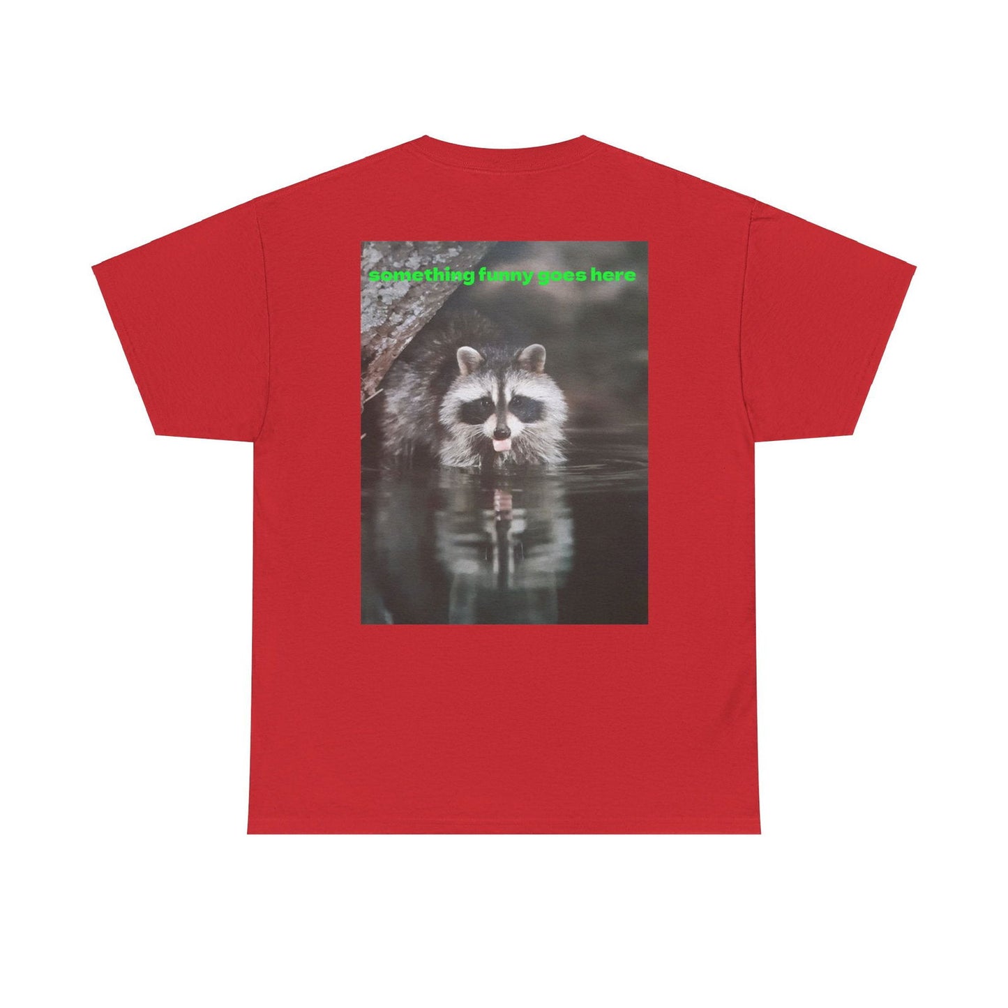 Raccoon Unisex Heavy Cotton Tee - S-Mart Shop Smart Treasures