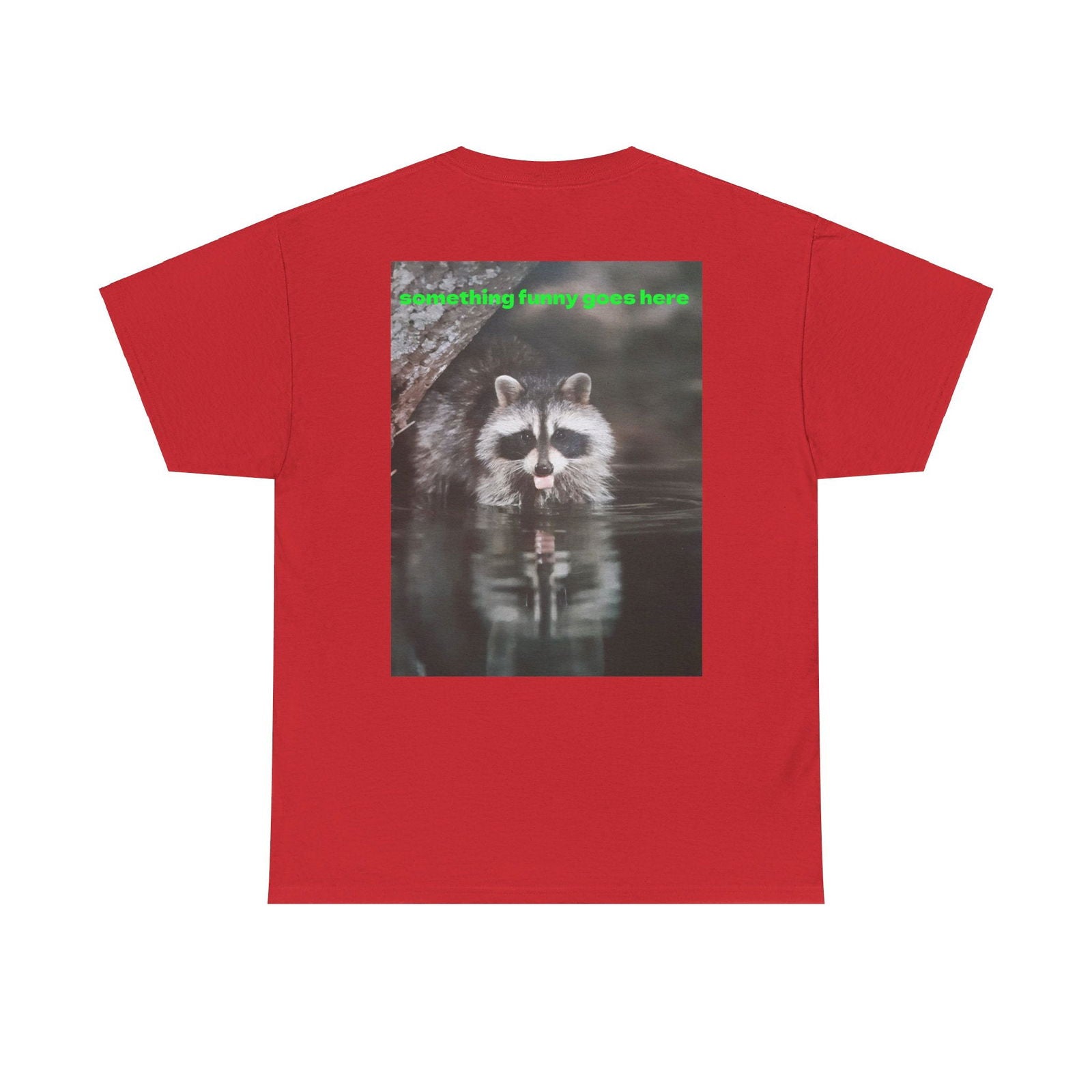 Raccoon Unisex Heavy Cotton Tee - S-Mart Shop Smart Treasures