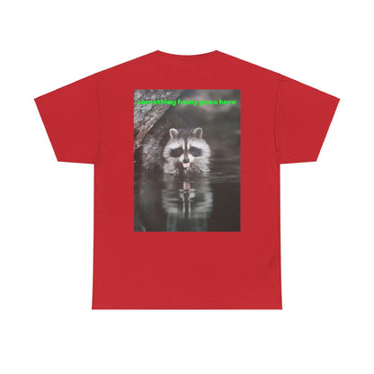 Raccoon Unisex Heavy Cotton Tee - S-Mart Shop Smart Treasures