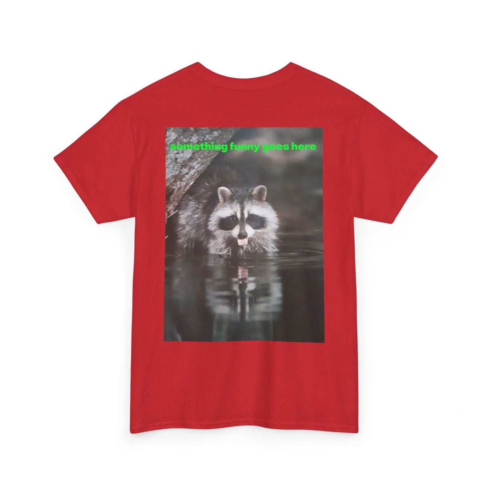 Raccoon Unisex Heavy Cotton Tee - S-Mart Shop Smart Treasures