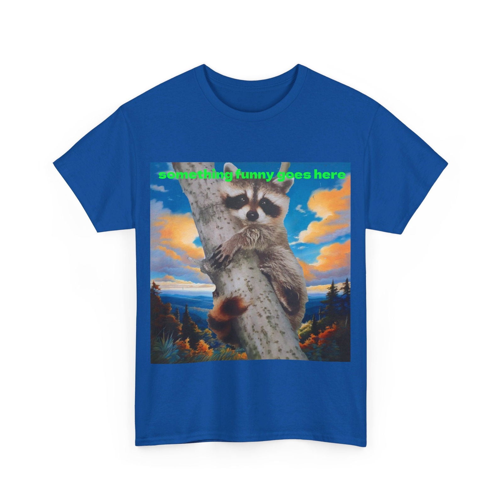Raccoon Unisex Heavy Cotton Tee - S-Mart Shop Smart Treasures