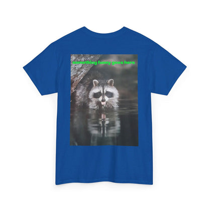 Raccoon Unisex Heavy Cotton Tee - S-Mart Shop Smart Treasures