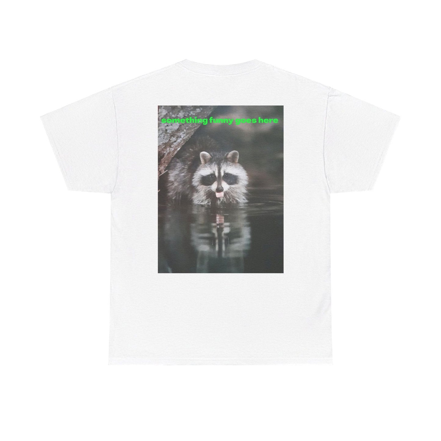 Raccoon Unisex Heavy Cotton Tee - S-Mart Shop Smart Treasures