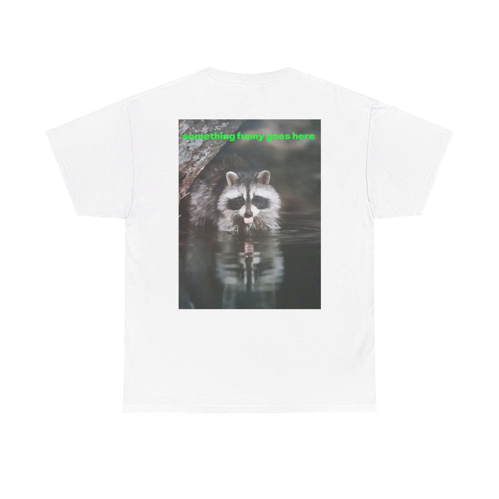 Raccoon Unisex Heavy Cotton Tee - S-Mart Shop Smart Treasures