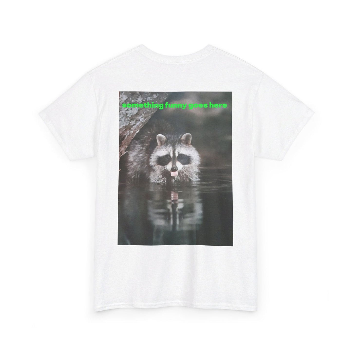 Raccoon Unisex Heavy Cotton Tee - S-Mart Shop Smart Treasures