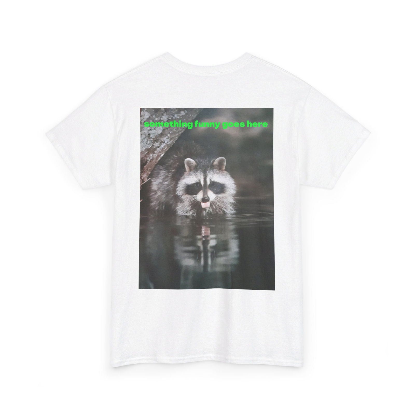 Raccoon Unisex Heavy Cotton Tee - S-Mart Shop Smart Treasures
