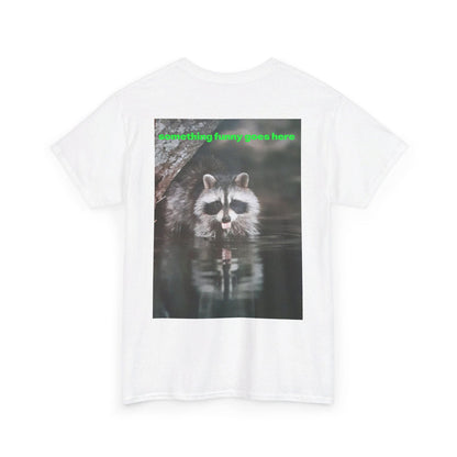 Raccoon Unisex Heavy Cotton Tee - S-Mart Shop Smart Treasures