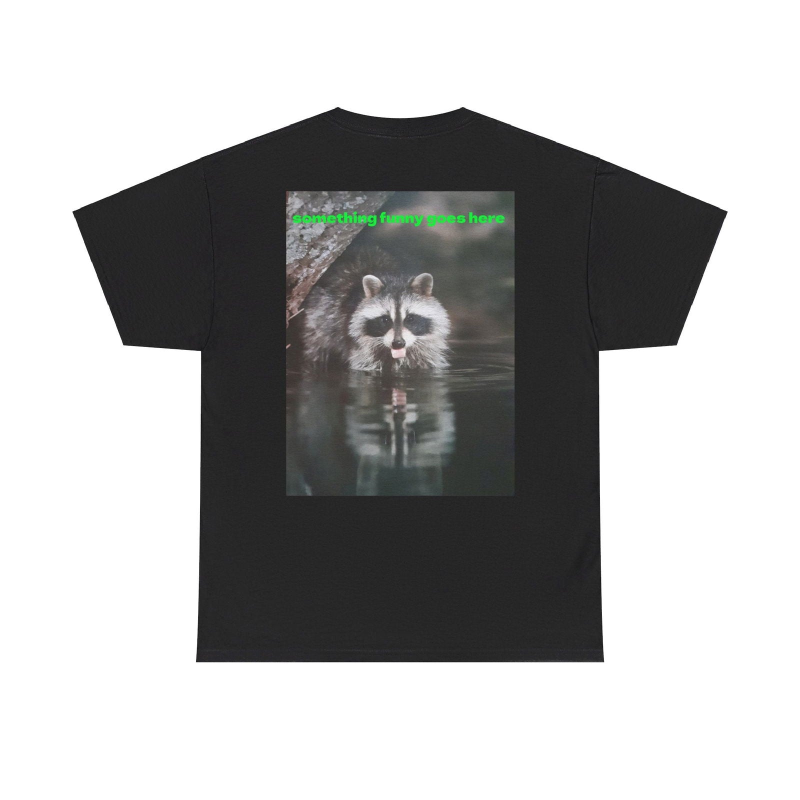 Raccoon Unisex Heavy Cotton Tee - S-Mart Shop Smart Treasures