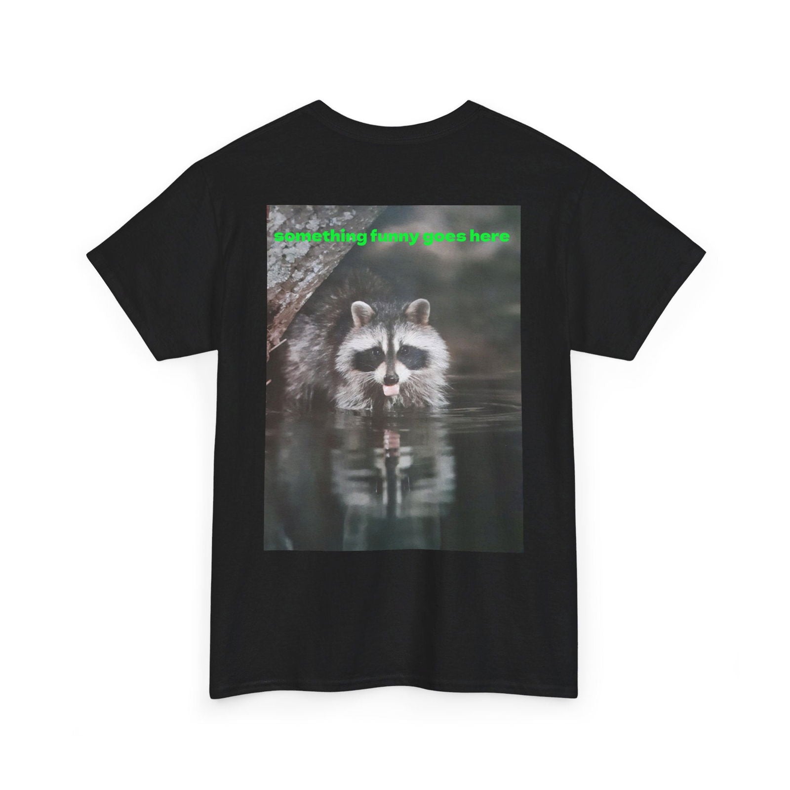 Raccoon Unisex Heavy Cotton Tee - S-Mart Shop Smart Treasures