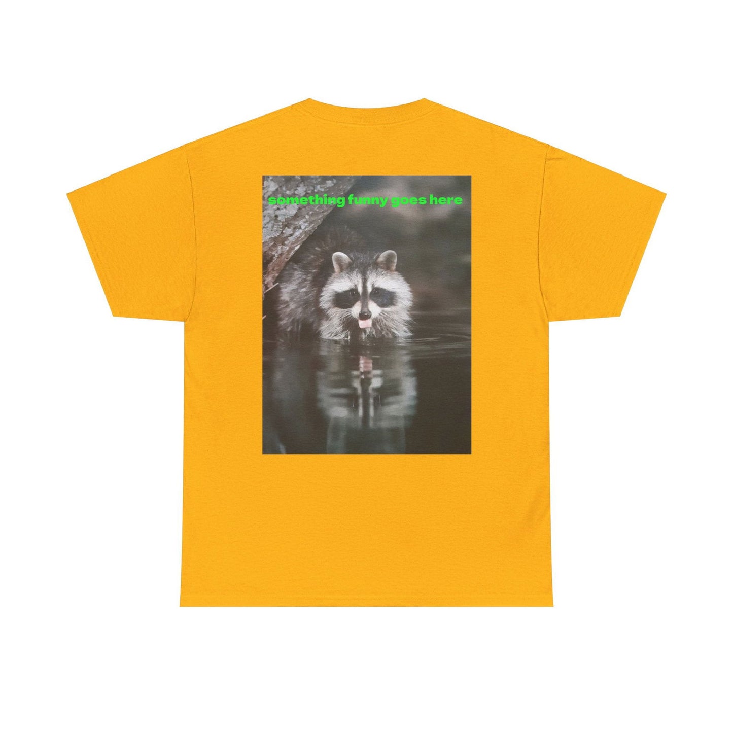 Raccoon Unisex Heavy Cotton Tee - S-Mart Shop Smart Treasures