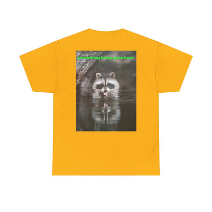 Raccoon Unisex Heavy Cotton Tee - S-Mart Shop Smart Treasures