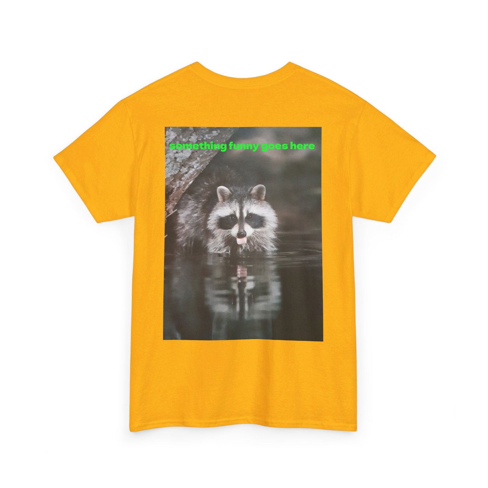 Raccoon Unisex Heavy Cotton Tee - S-Mart Shop Smart Treasures