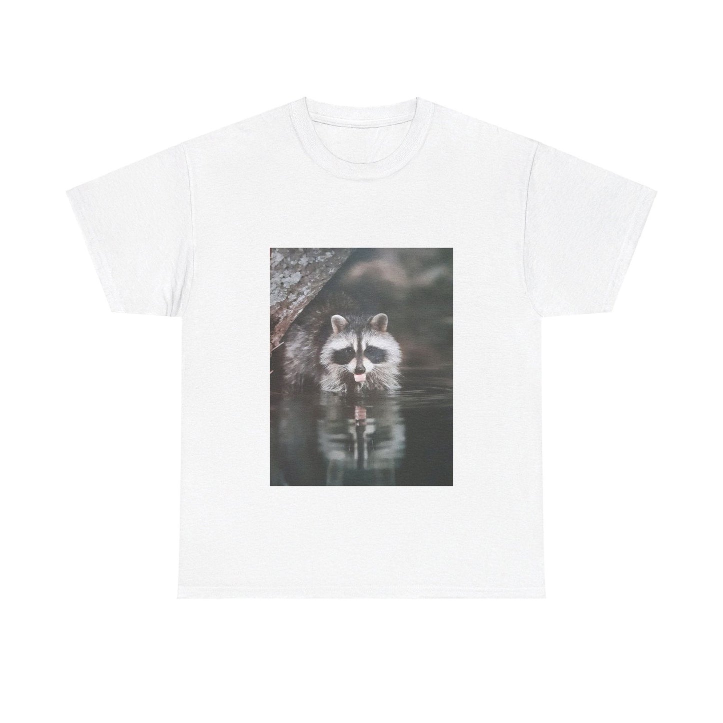 Racoon 2 Unisex Heavy Cotton Tee - S-Mart Shop Smart Treasures