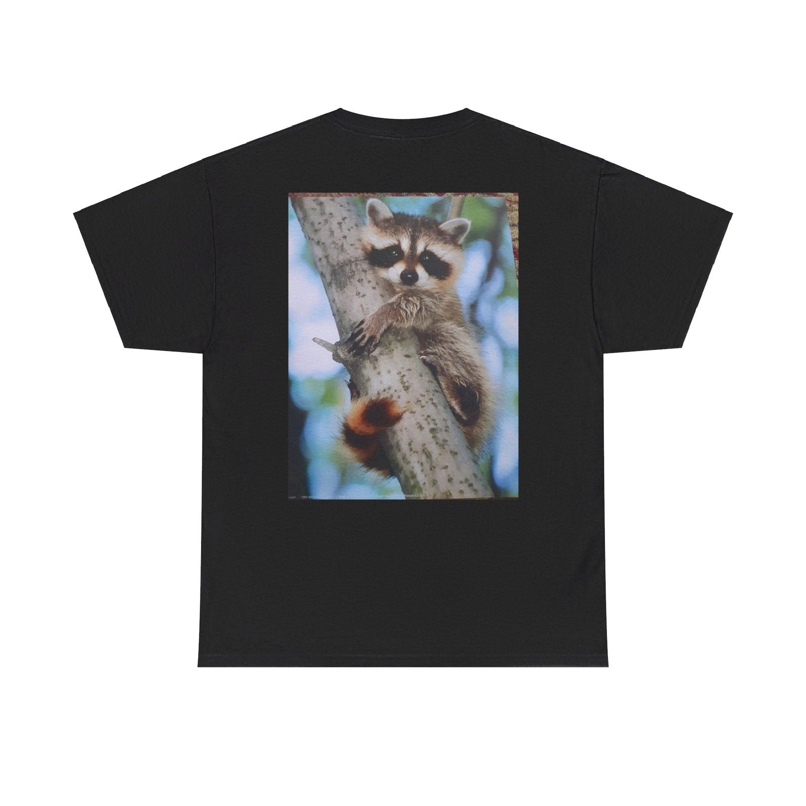 Racoon 2 Unisex Heavy Cotton Tee - S-Mart Shop Smart Treasures