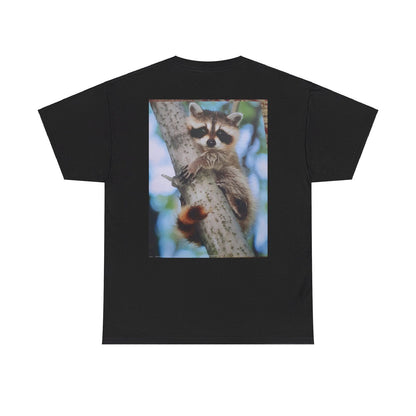 Racoon 2 Unisex Heavy Cotton Tee - S-Mart Shop Smart Treasures