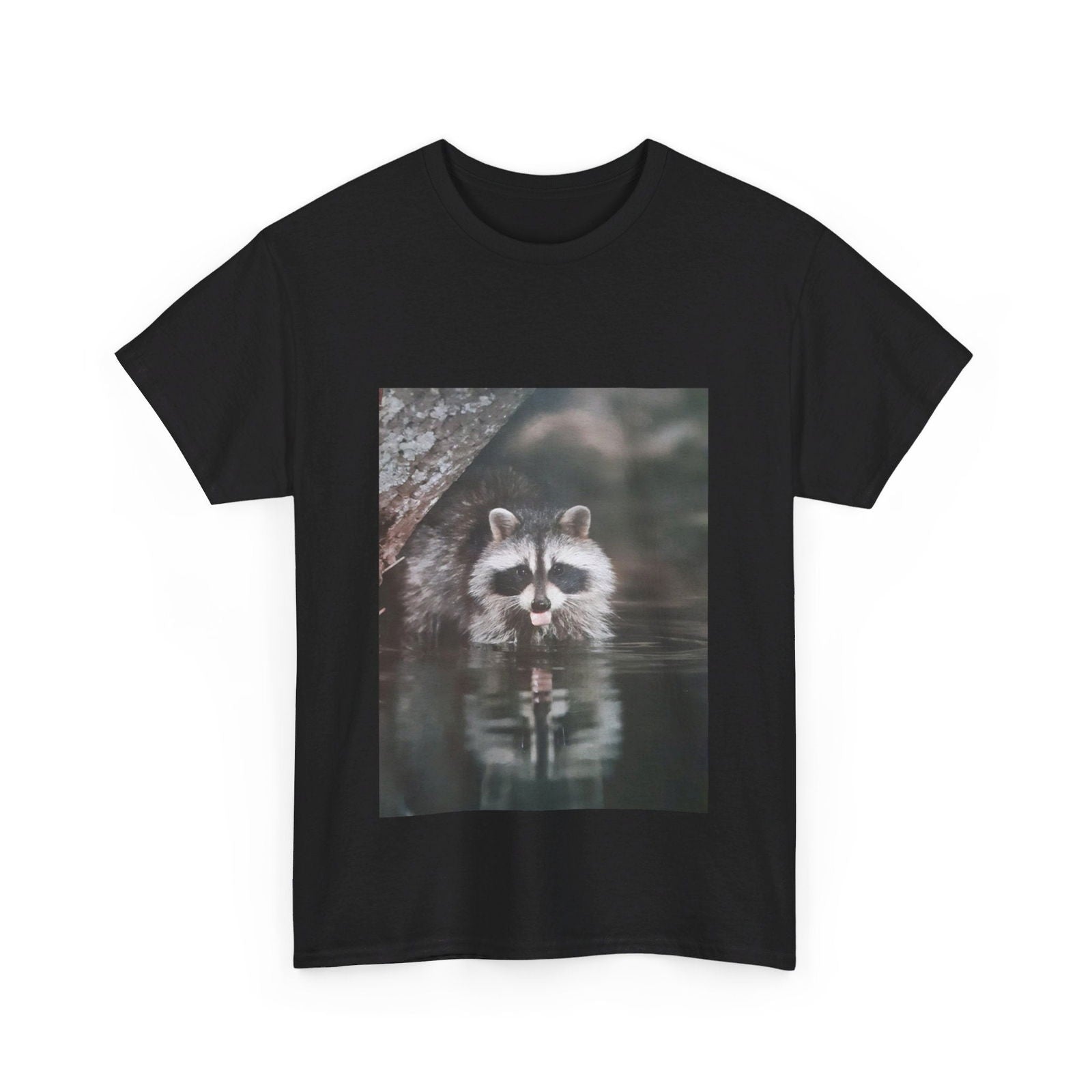 Racoon 2 Unisex Heavy Cotton Tee - S-Mart Shop Smart Treasures