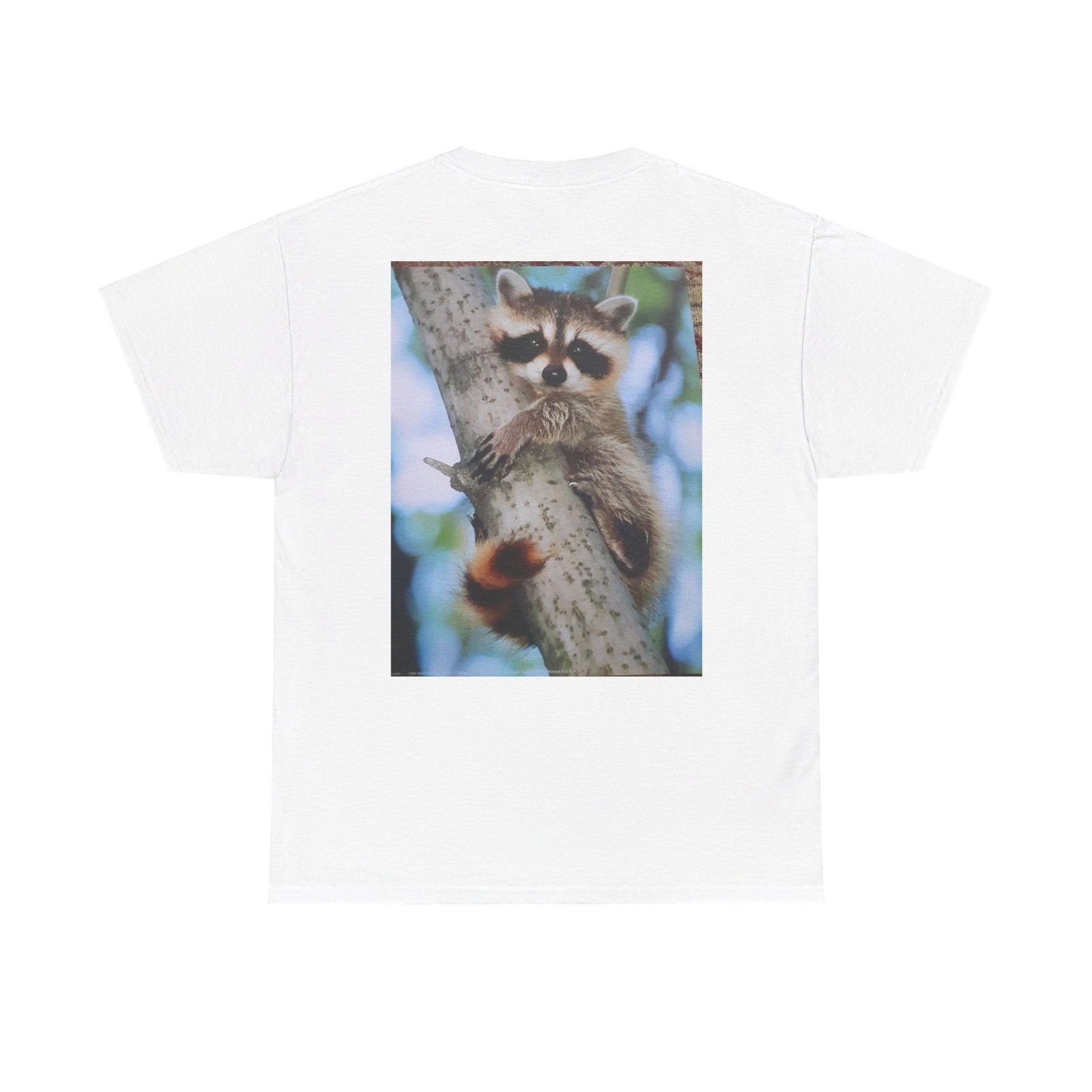 Racoon 2 Unisex Heavy Cotton Tee - S-Mart Shop Smart Treasures