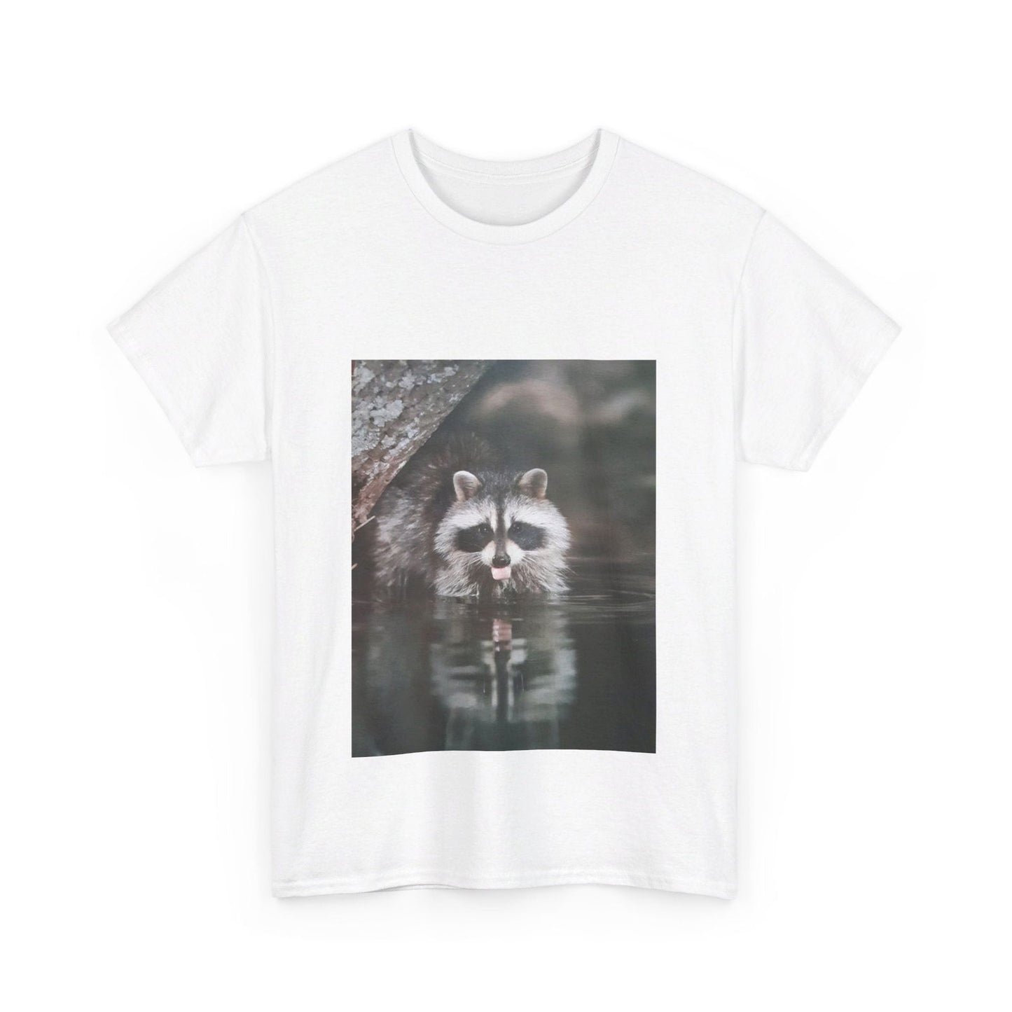 Racoon 2 Unisex Heavy Cotton Tee - S-Mart Shop Smart Treasures