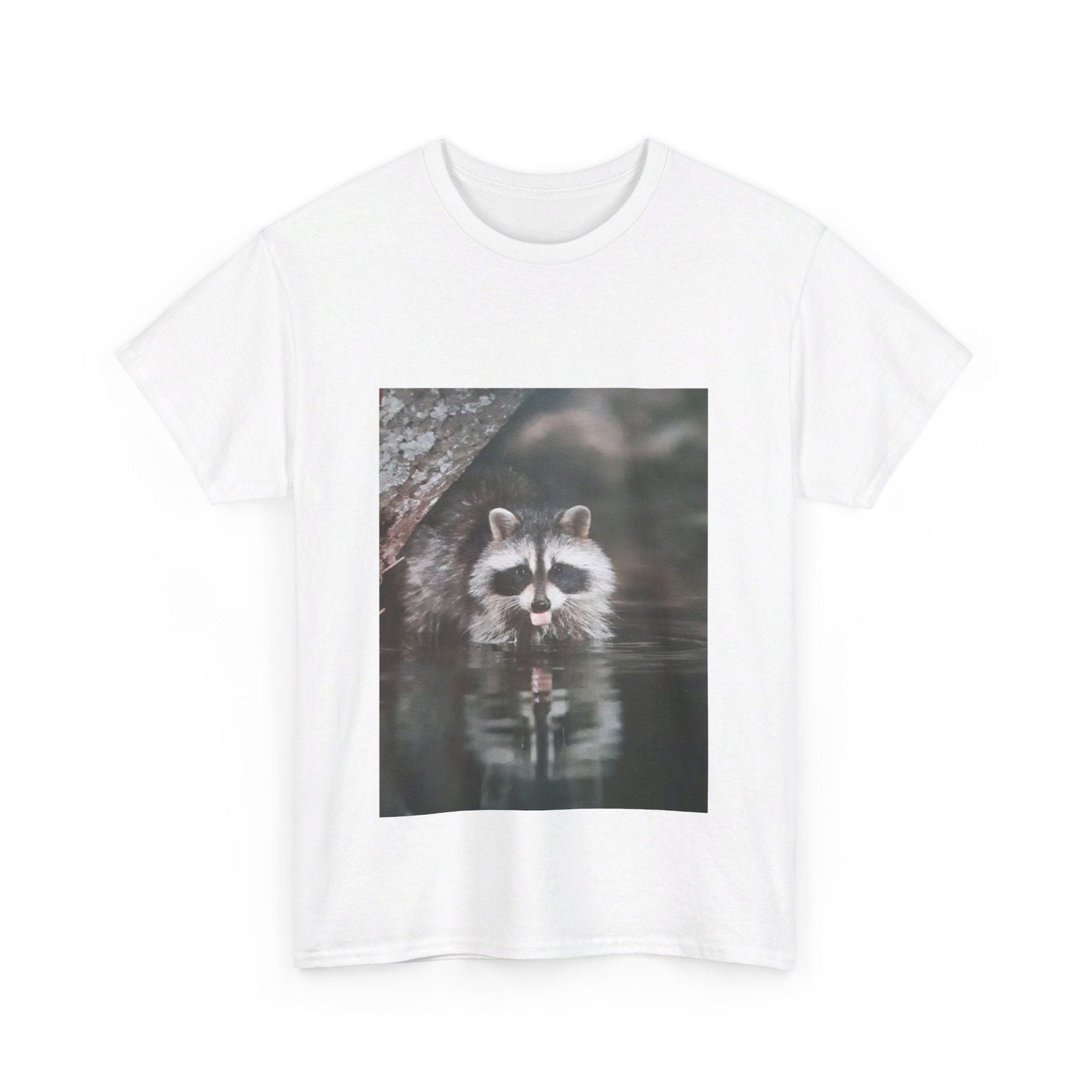 Racoon 2 Unisex Heavy Cotton Tee - S-Mart Shop Smart Treasures