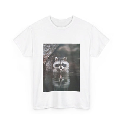 Racoon 2 Unisex Heavy Cotton Tee - S-Mart Shop Smart Treasures